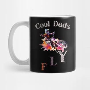 Motocross Cool Dad Dirt Bike Racer Mug